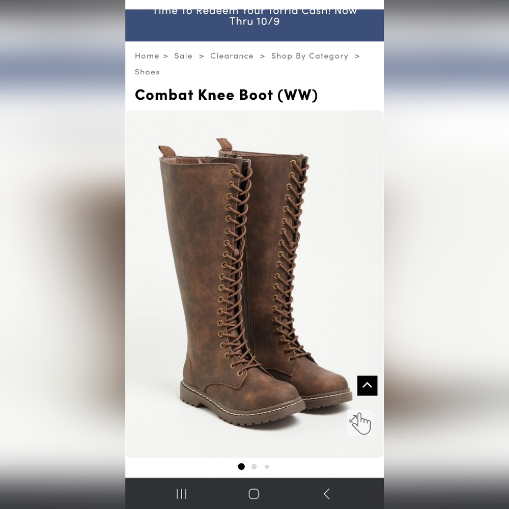 ISO Torrid Combat Lace Up Boots